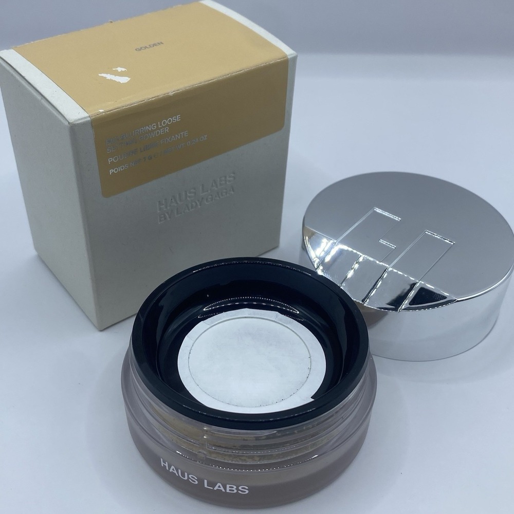 Haus Labs Bio-Blurring Loose Setting Powder GOLDEN New Discontinued - Picture 10 of 12